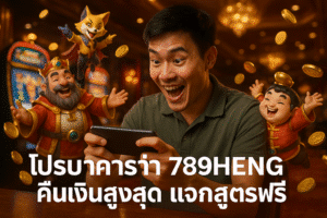โปรบาคาร่า 789HENG คืนเงินสูงสุด แจกสูตรฟรี