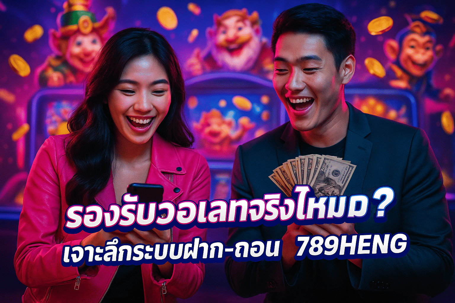 รองรับวอเลทจริงไหม? เจาะลึกระบบฝาก-ถอน 789HENG