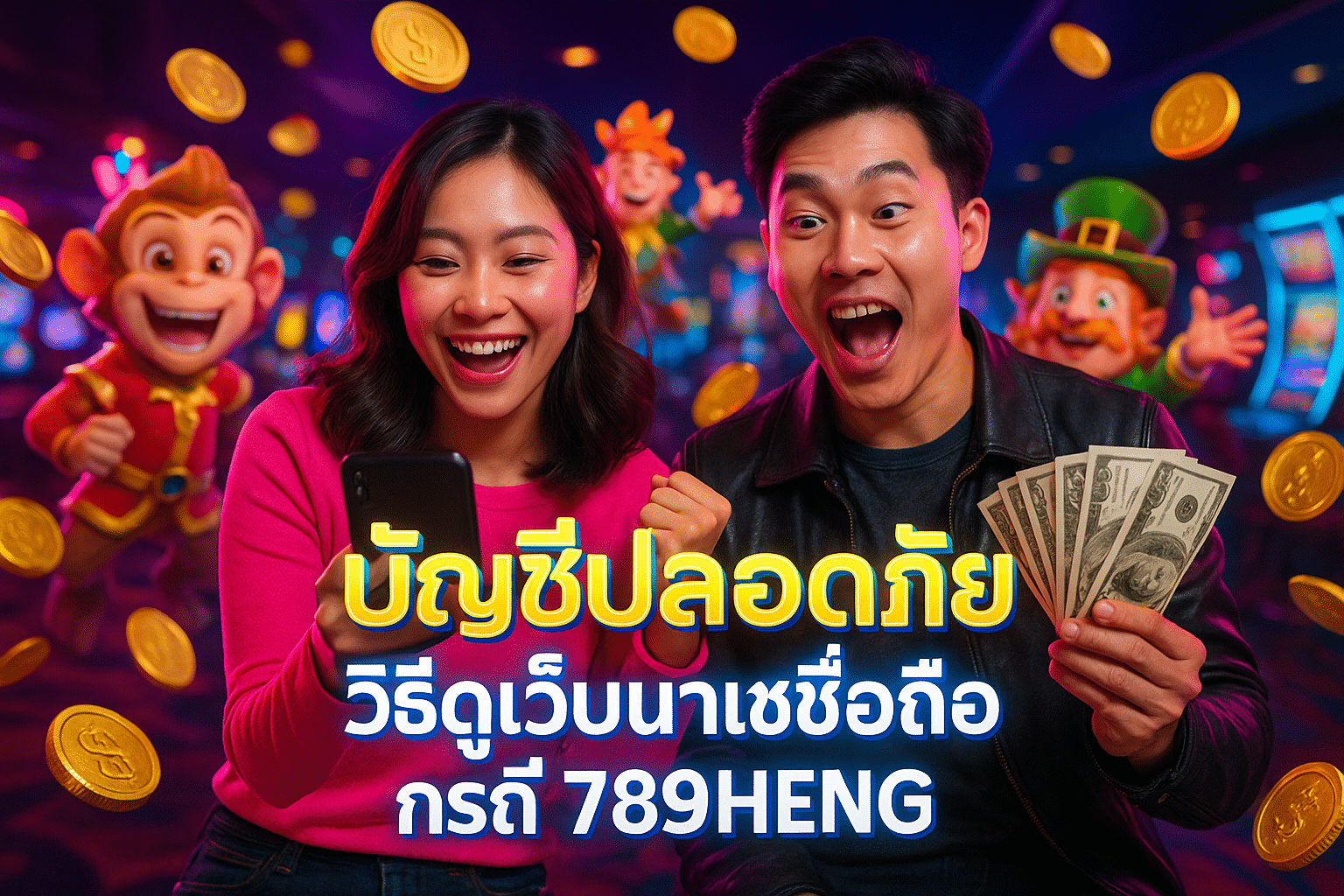 บัญชีปลอดภัย วิธีดูเว็บน่าเชื่อถือ กรณี 789HENG