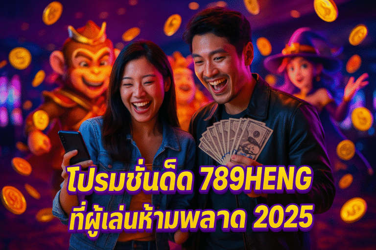 โปรโมชั่นเด็ด 789HENG ที่ผู้เล่นห้ามพลาด 2025